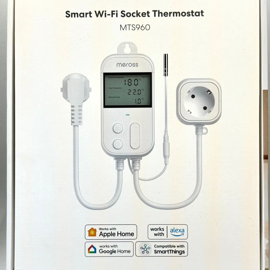 In Deutschland verfügbar: Neue Meross Smart Thermostat Steckdose bei   gelistet 